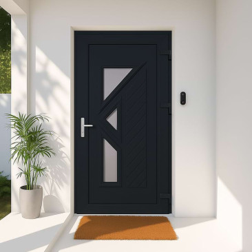 Porte d'Entrée en PVC STARTER ANNECY Standard 2150 x 900 mm