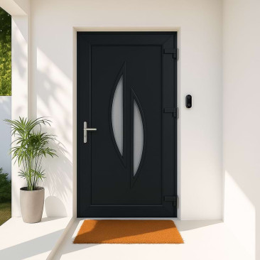 Porte d'Entrée en PVC STARTER MULHOUSE Standard 2150 x 900 mm