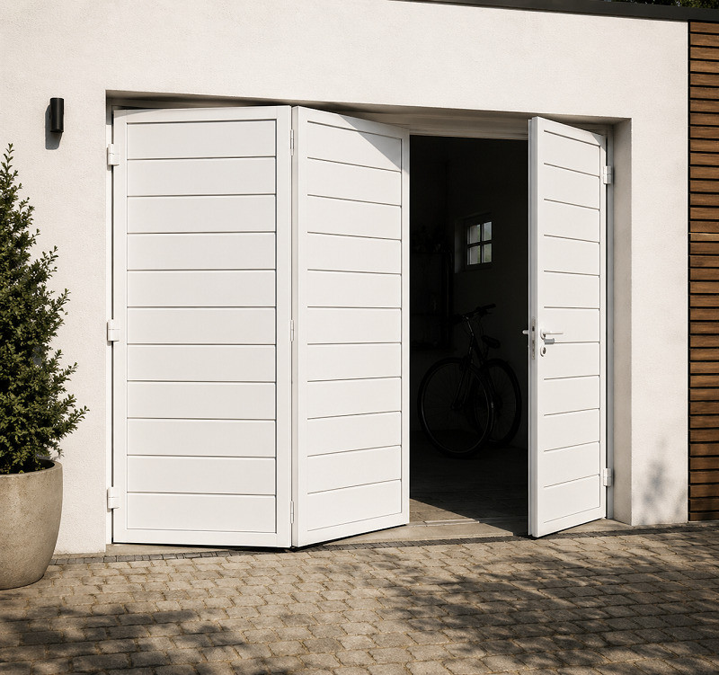 Porte de garage Aluminium Battant Série FROIDE