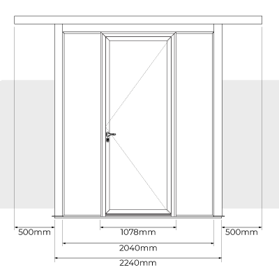 Largeur 1 Porte Abri de Rangement Rose 2x2